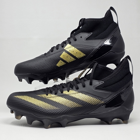 adidas Adizero Impact Football Cleats Men Size 12 Black Athletic Shoe IF2486 New main image 10